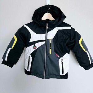 Obermeyer Toddler Boys Orb Snow Ski Snowboard Jacket Black Sz 4